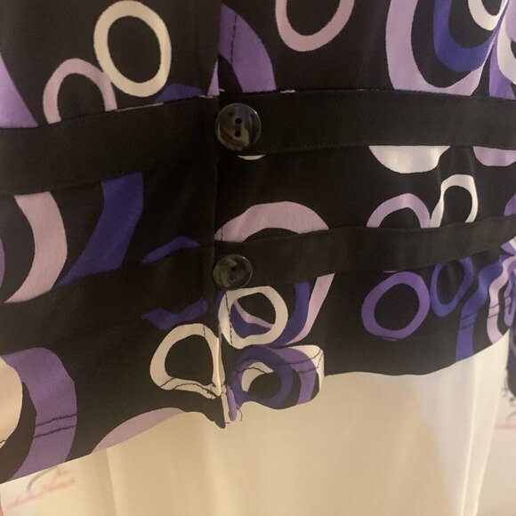 Kim Rogers. Size XL P. Jersey Jacket or Blouse. Open Back. B89. - Picture 7 of 10